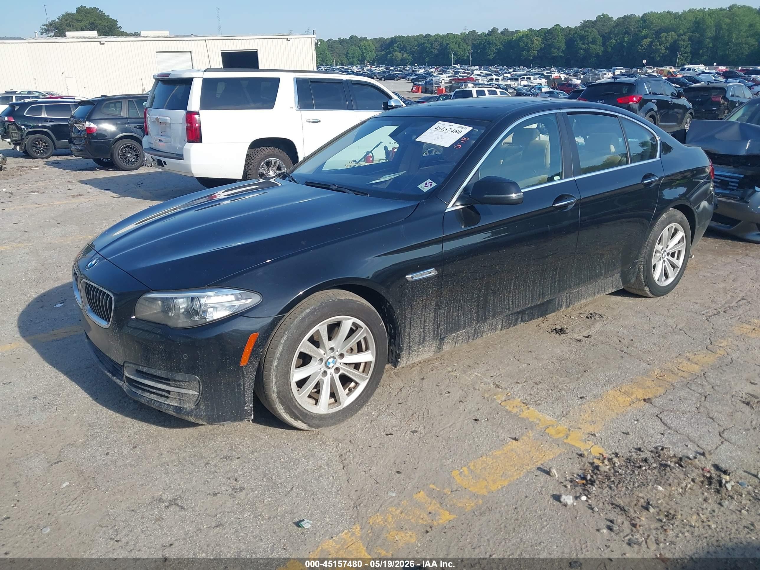 2014 Bmw 528i   Black vin: WBA5A5C54ED504863