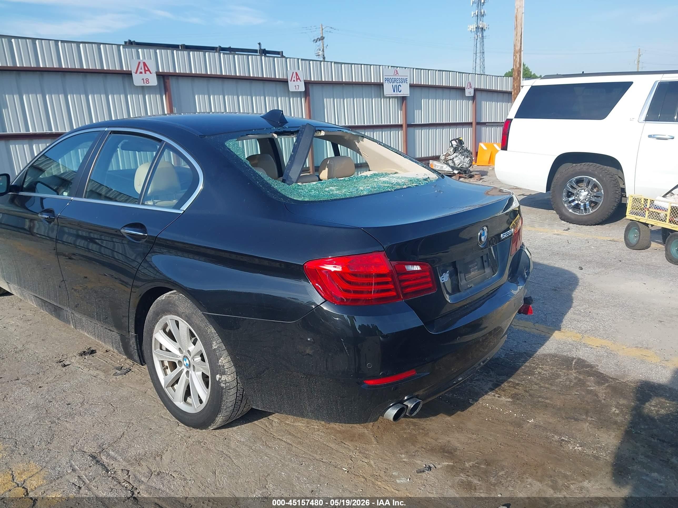 2014 Bmw 528i   Black vin: WBA5A5C54ED504863
