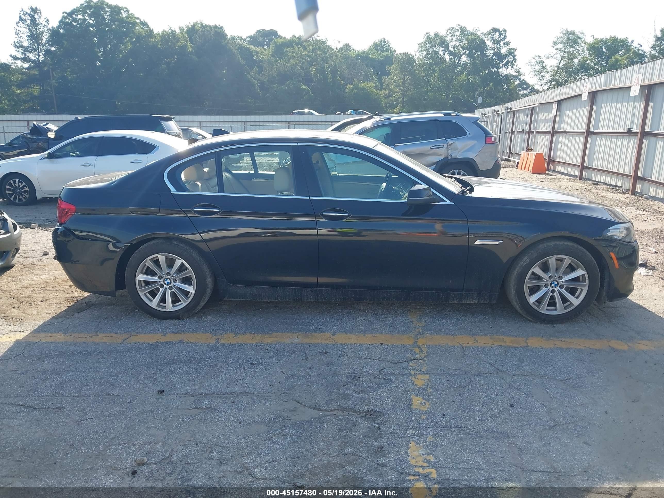 2014 Bmw 528i   Black vin: WBA5A5C54ED504863