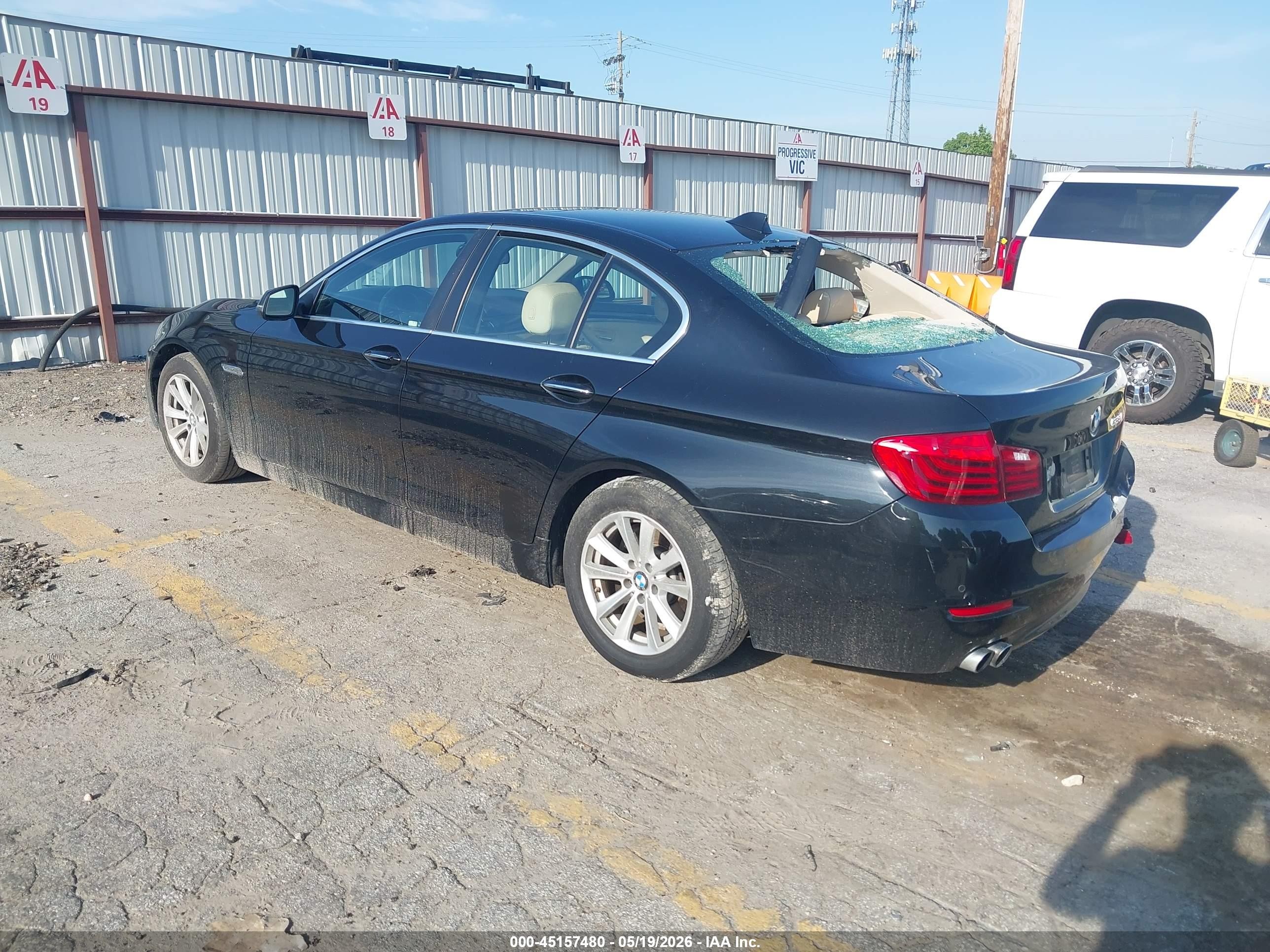 2014 Bmw 528i   Black vin: WBA5A5C54ED504863