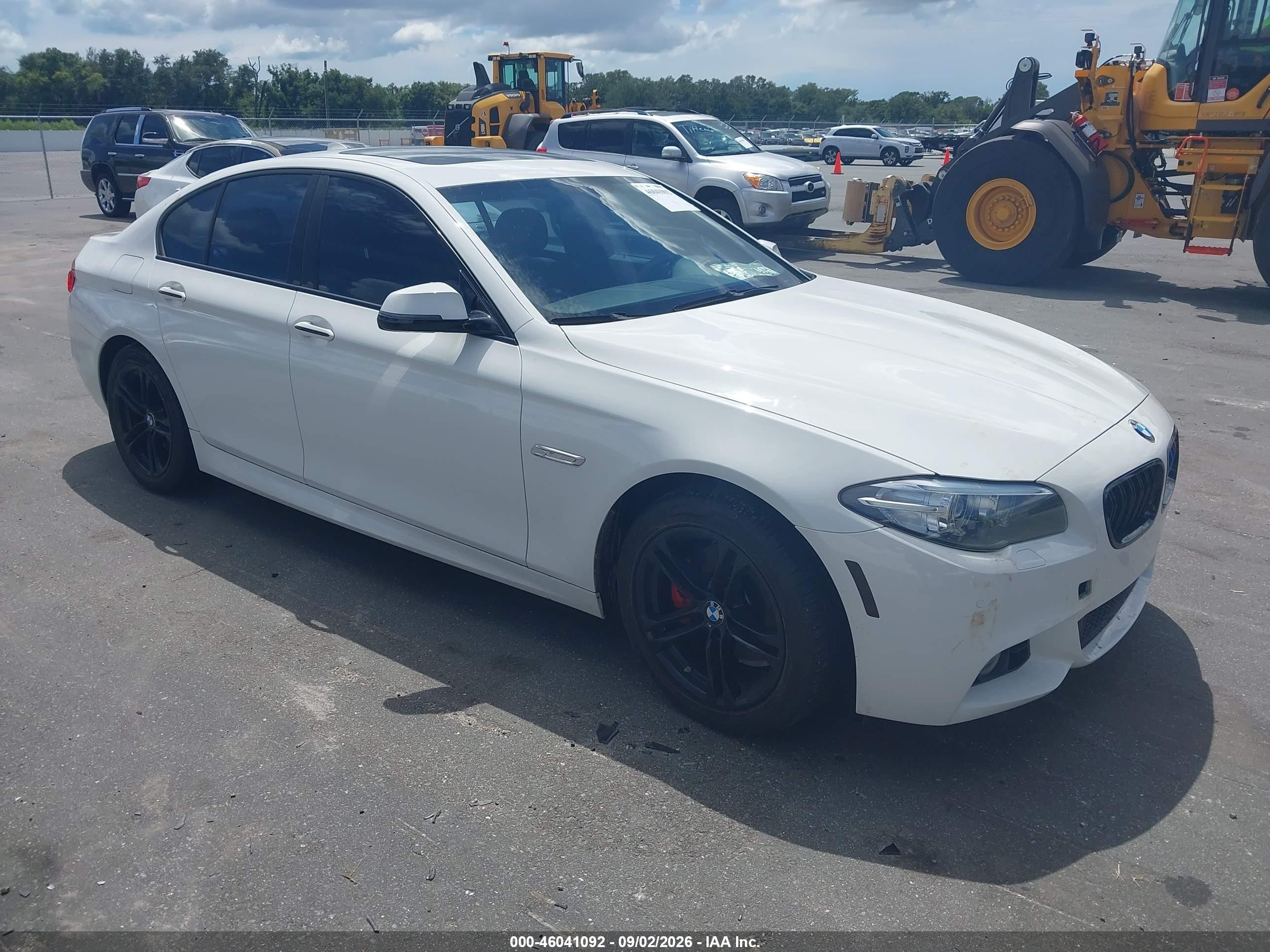 2014 Bmw 528i   White vin: WBA5A5C54ED511764