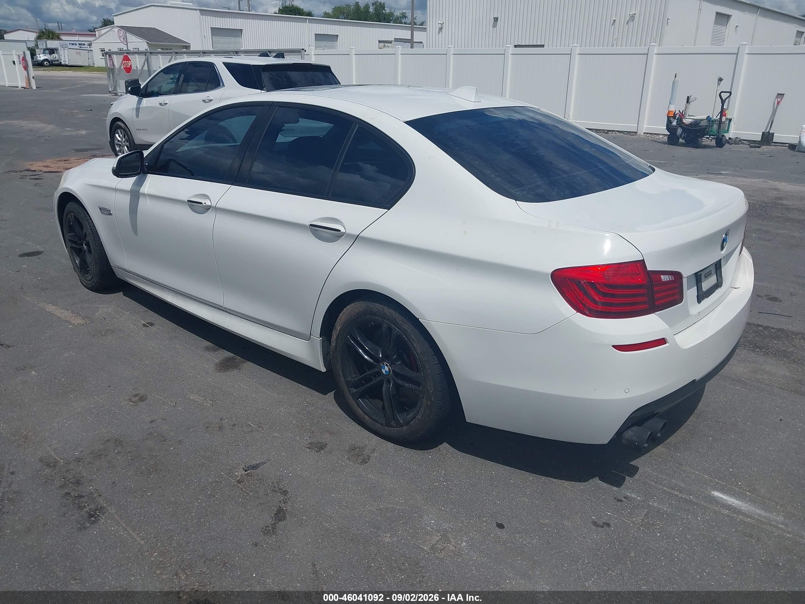 2014 Bmw 528i   White vin: WBA5A5C54ED511764