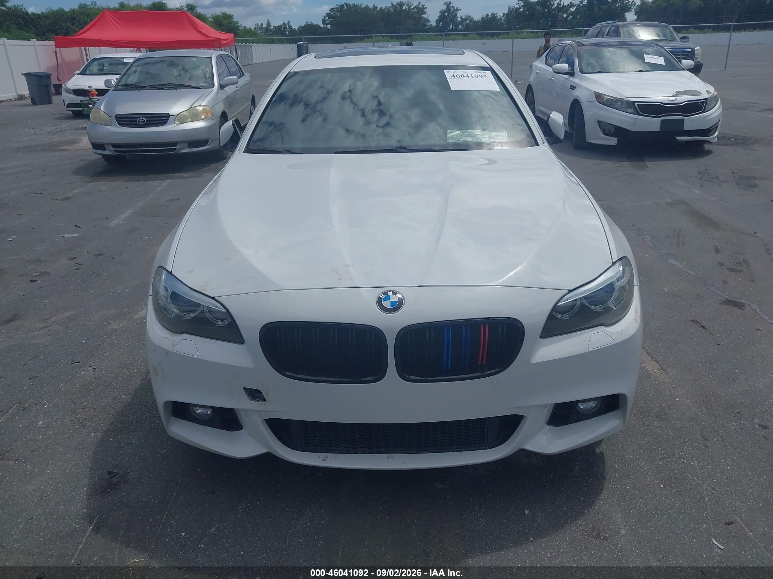 2014 Bmw 528i   White vin: WBA5A5C54ED511764