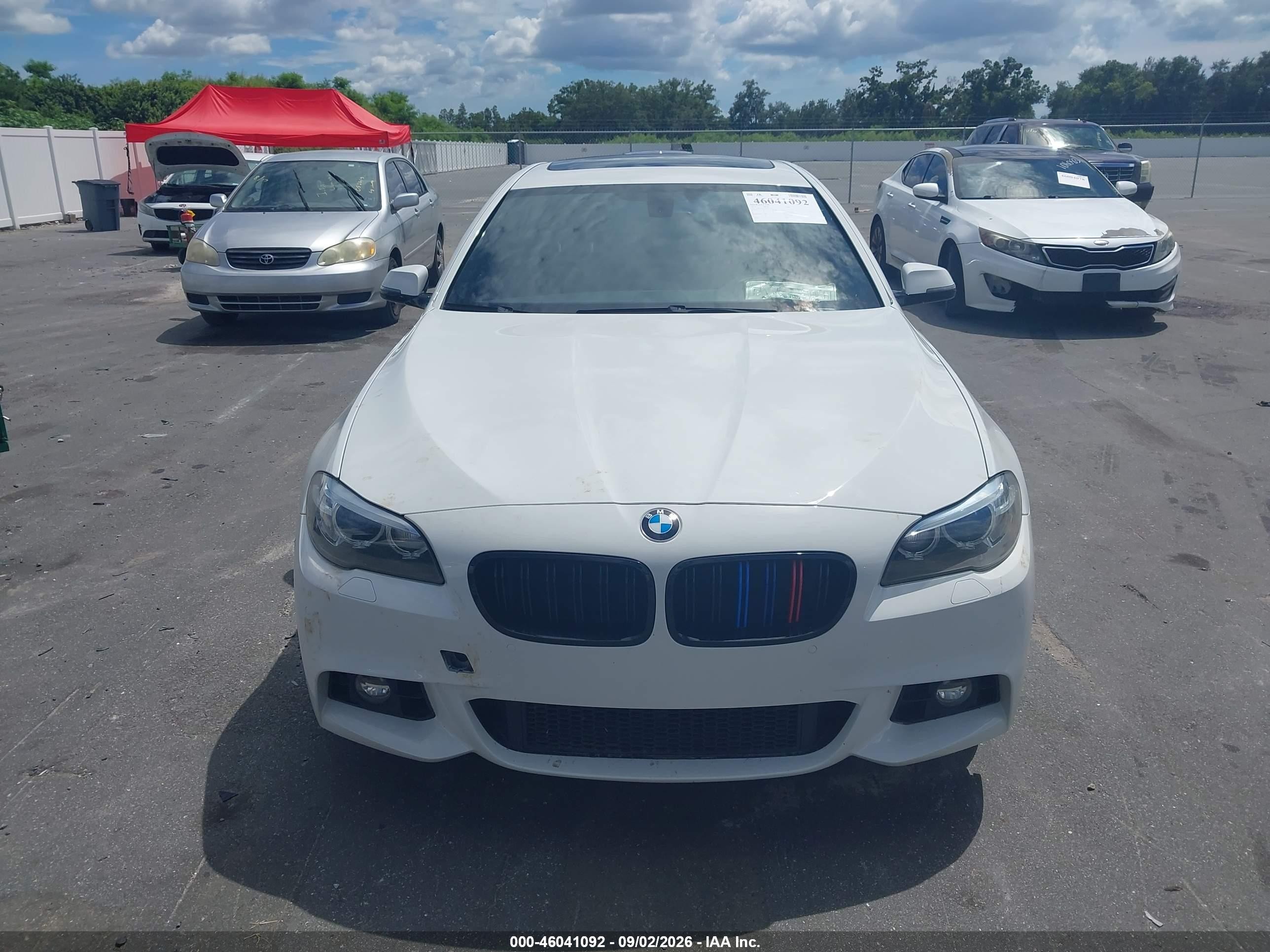 2014 Bmw 528i   White vin: WBA5A5C54ED511764