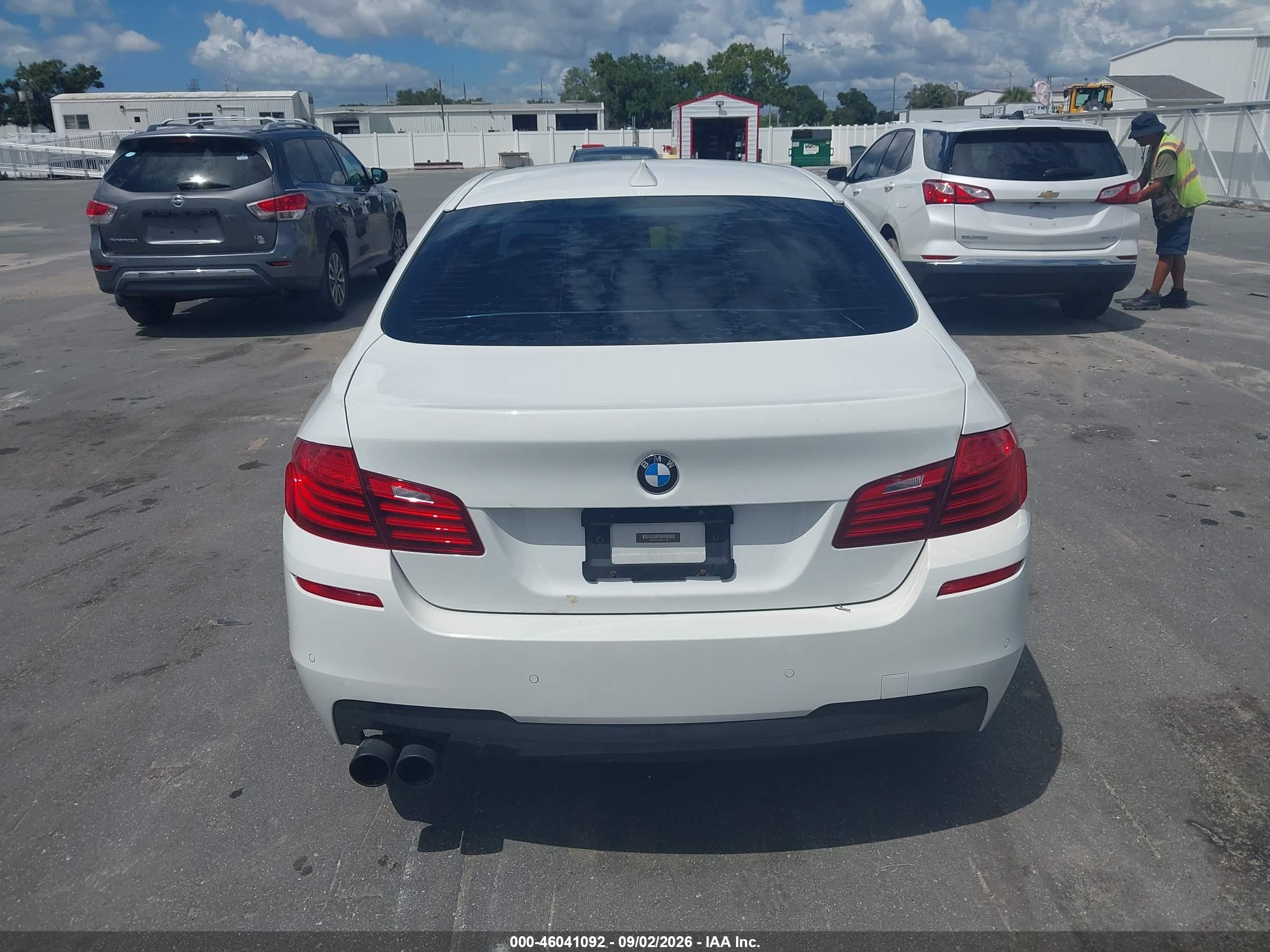 2014 Bmw 528i   White vin: WBA5A5C54ED511764