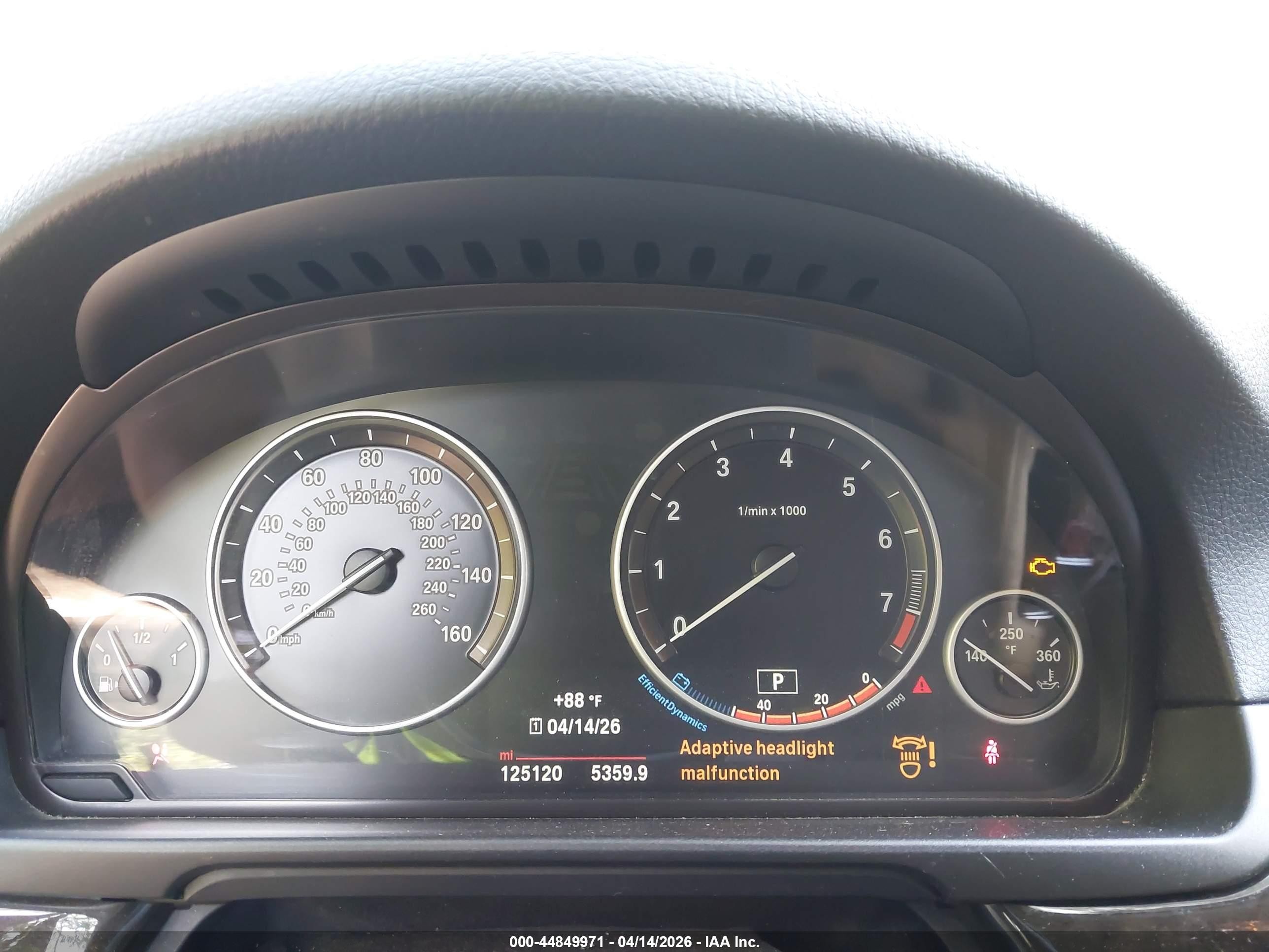 2015 Bmw 528i Gold vin: WBA5A5C54FD513287