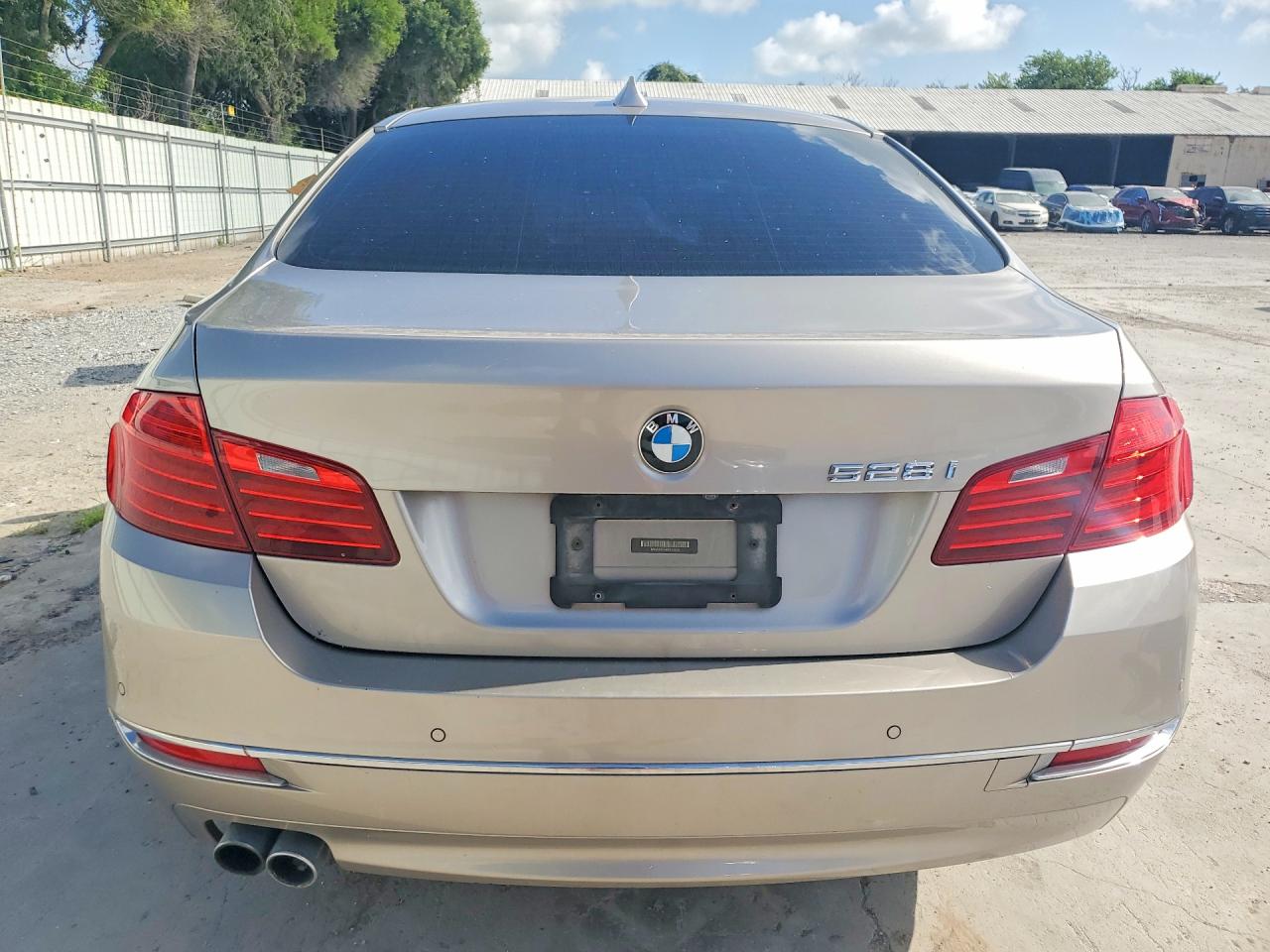 2015 Bmw 528 I Silver vin: WBA5A5C54FD515010