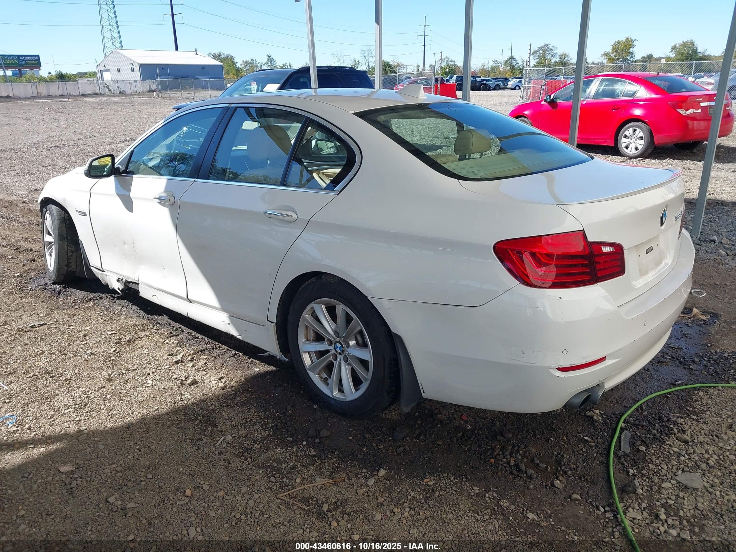 2015 Bmw 528i   Белый vin: WBA5A5C54FD516318
