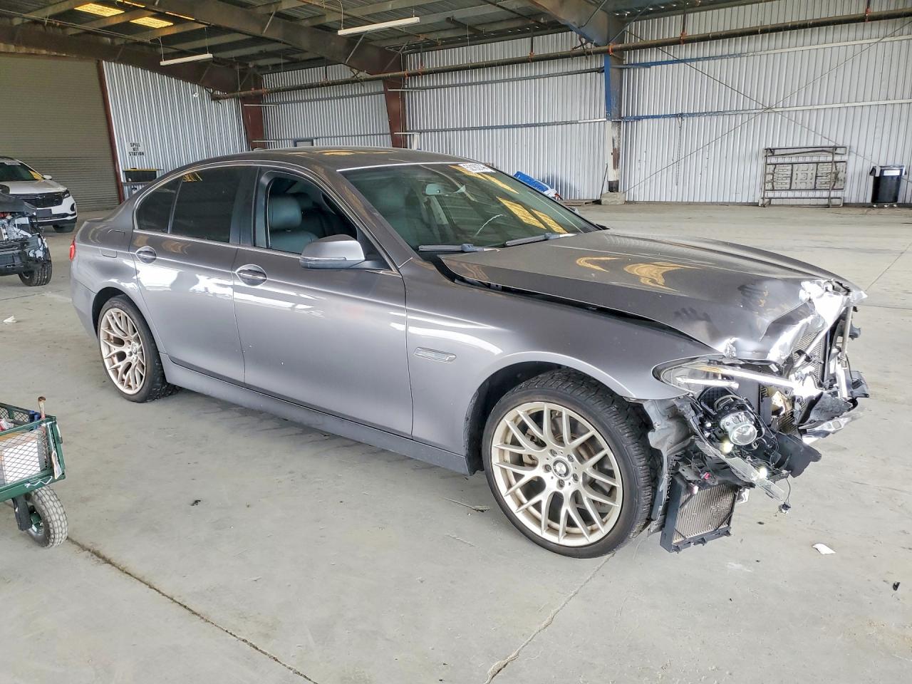 2016 Bmw 528 I Gray vin: WBA5A5C54GG353315