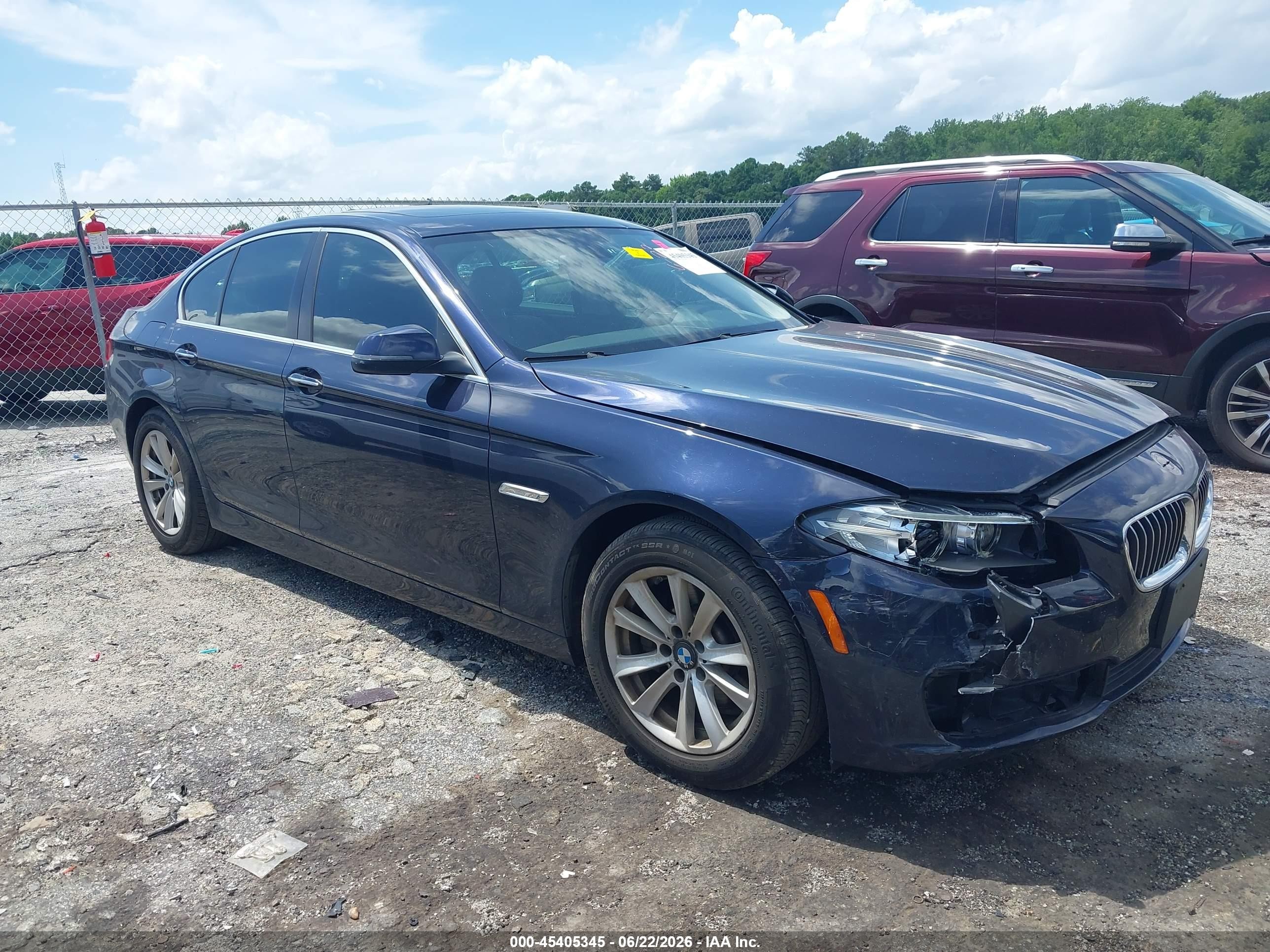 2014 Bmw 528i   Blue vin: WBA5A5C55ED500028