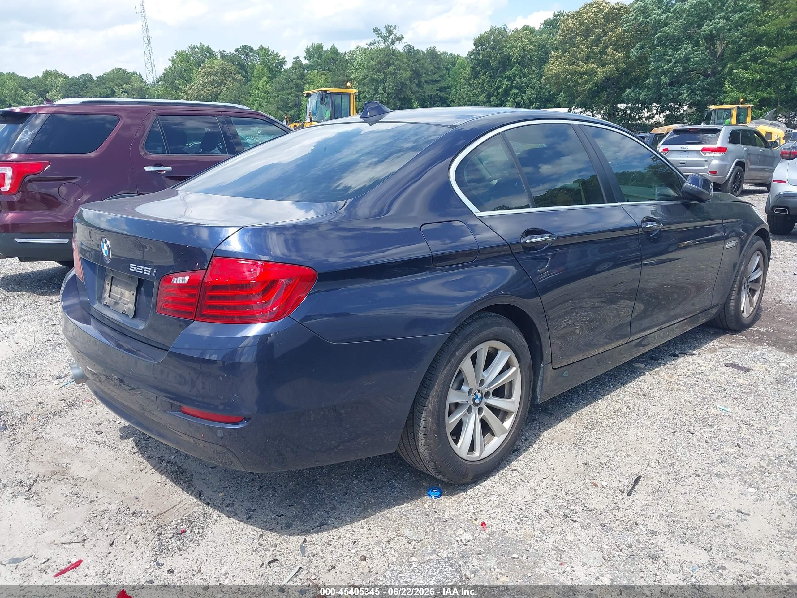 2014 Bmw 528i   Blue vin: WBA5A5C55ED500028