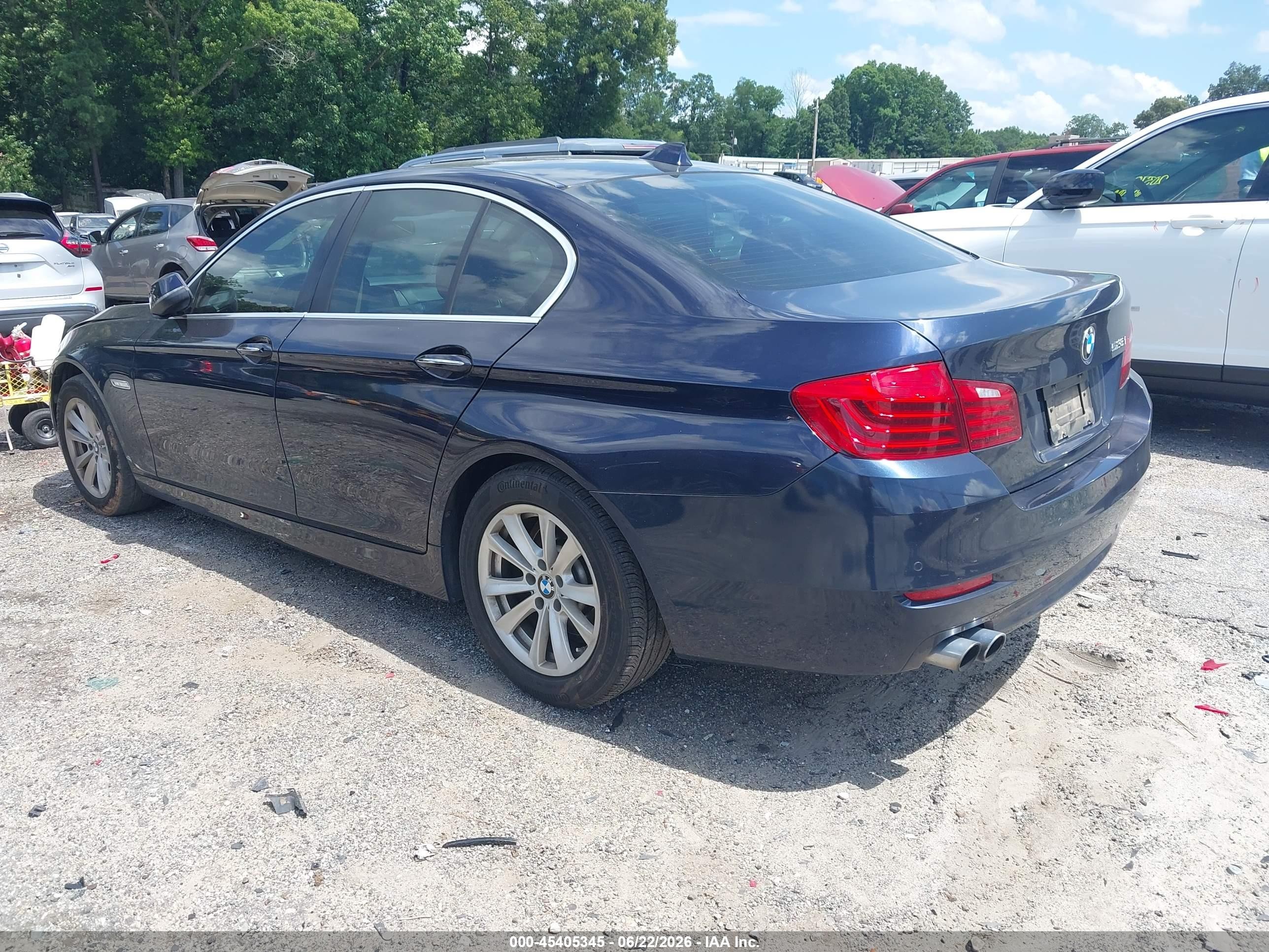 2014 Bmw 528i   Blue vin: WBA5A5C55ED500028