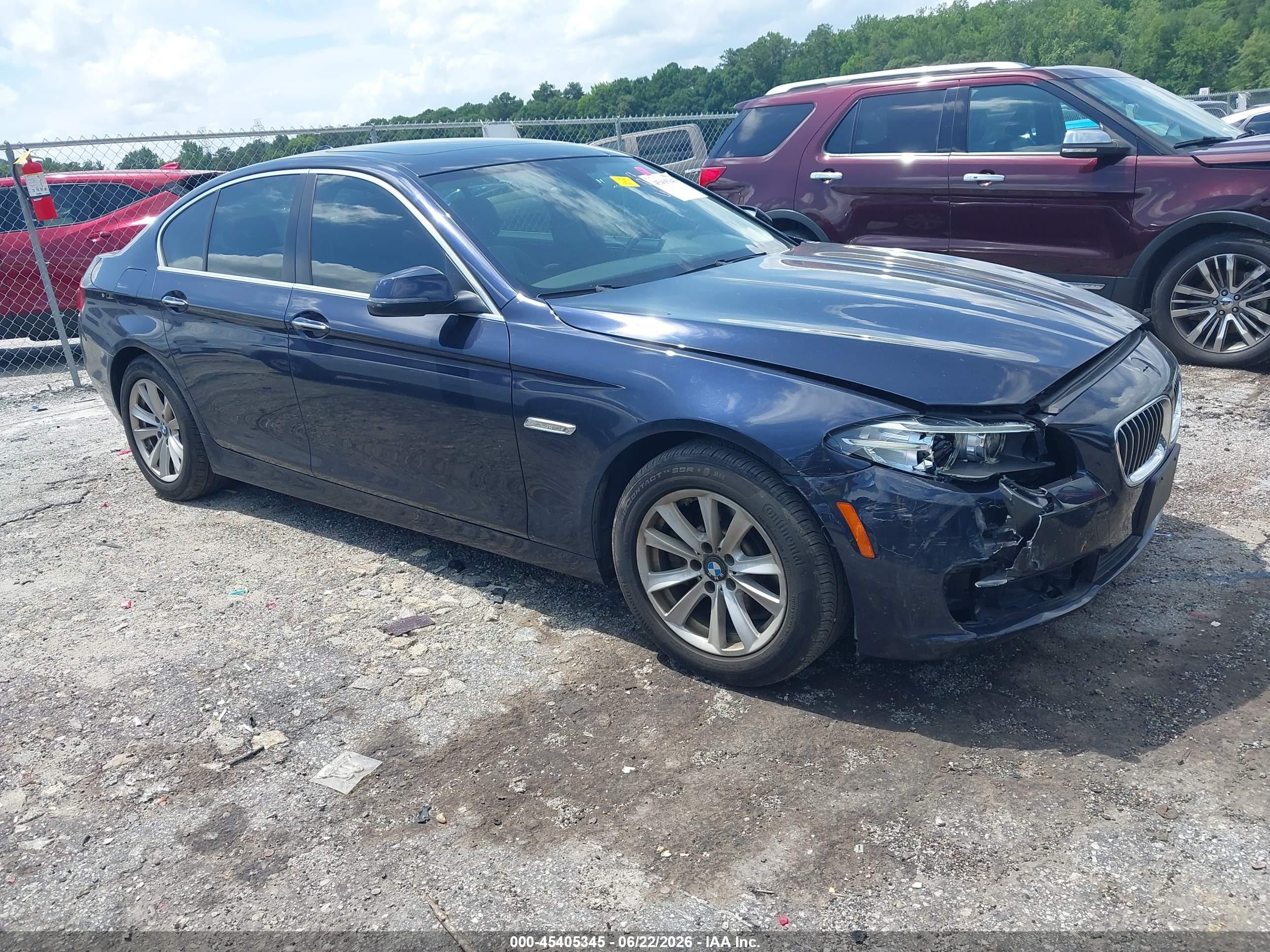 2014 Bmw 528i   Blue vin: WBA5A5C55ED500028