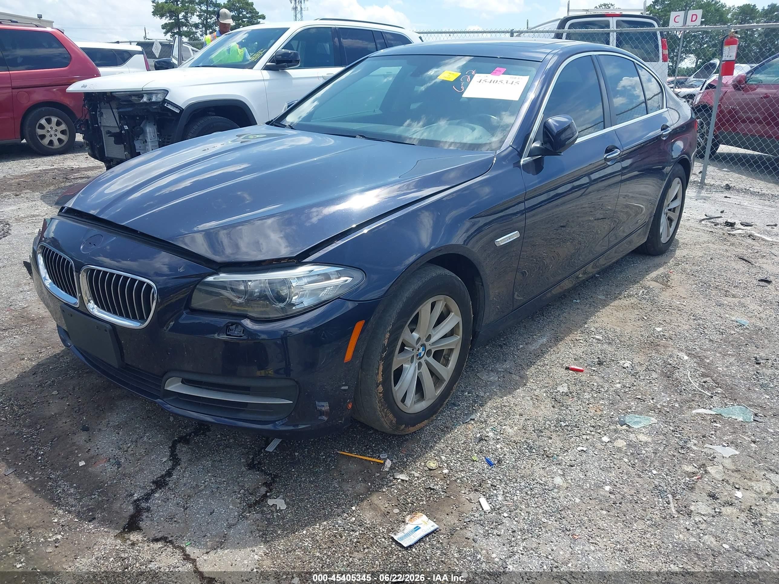 2014 Bmw 528i   Blue vin: WBA5A5C55ED500028