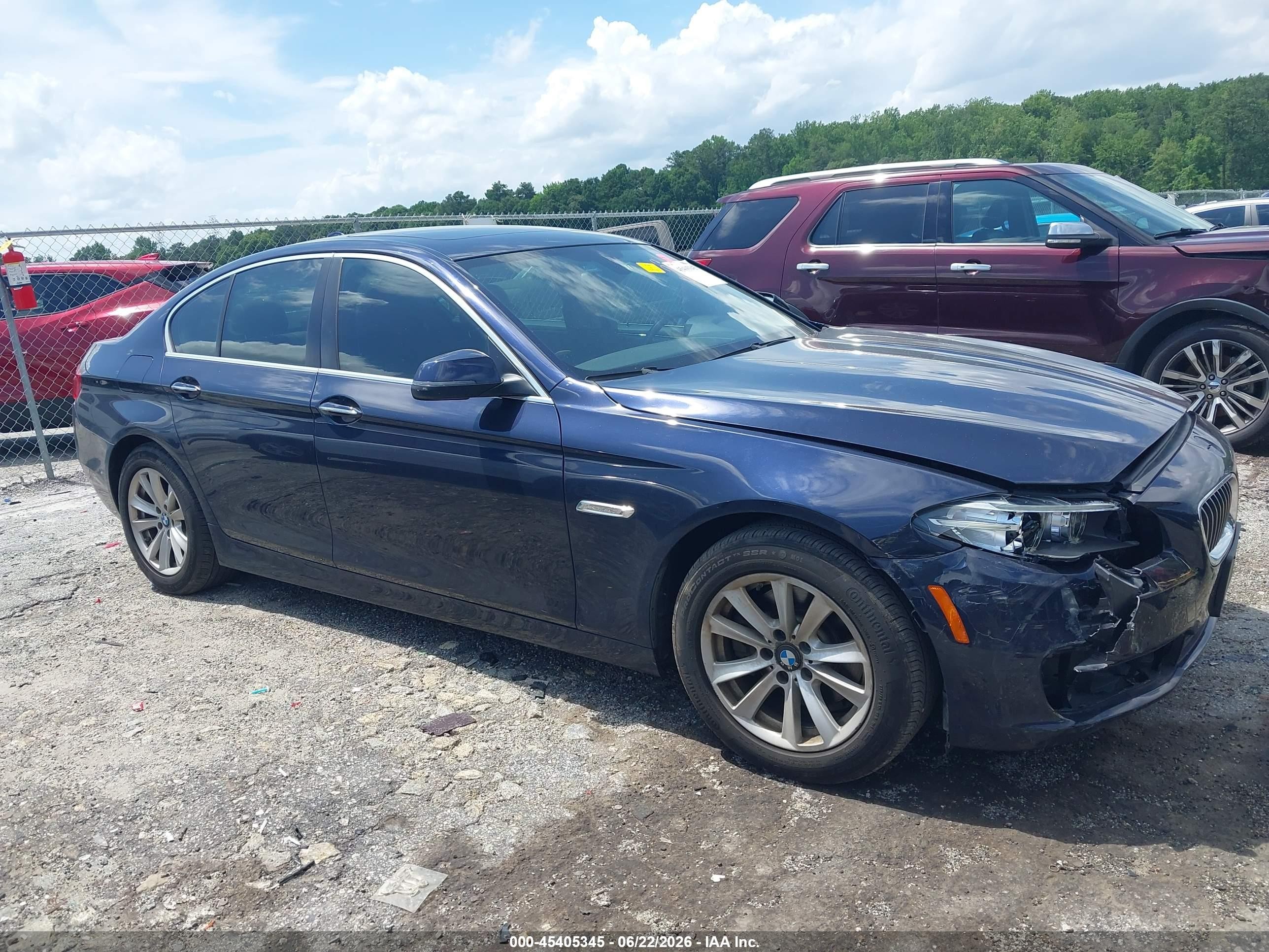 2014 Bmw 528i   Blue vin: WBA5A5C55ED500028