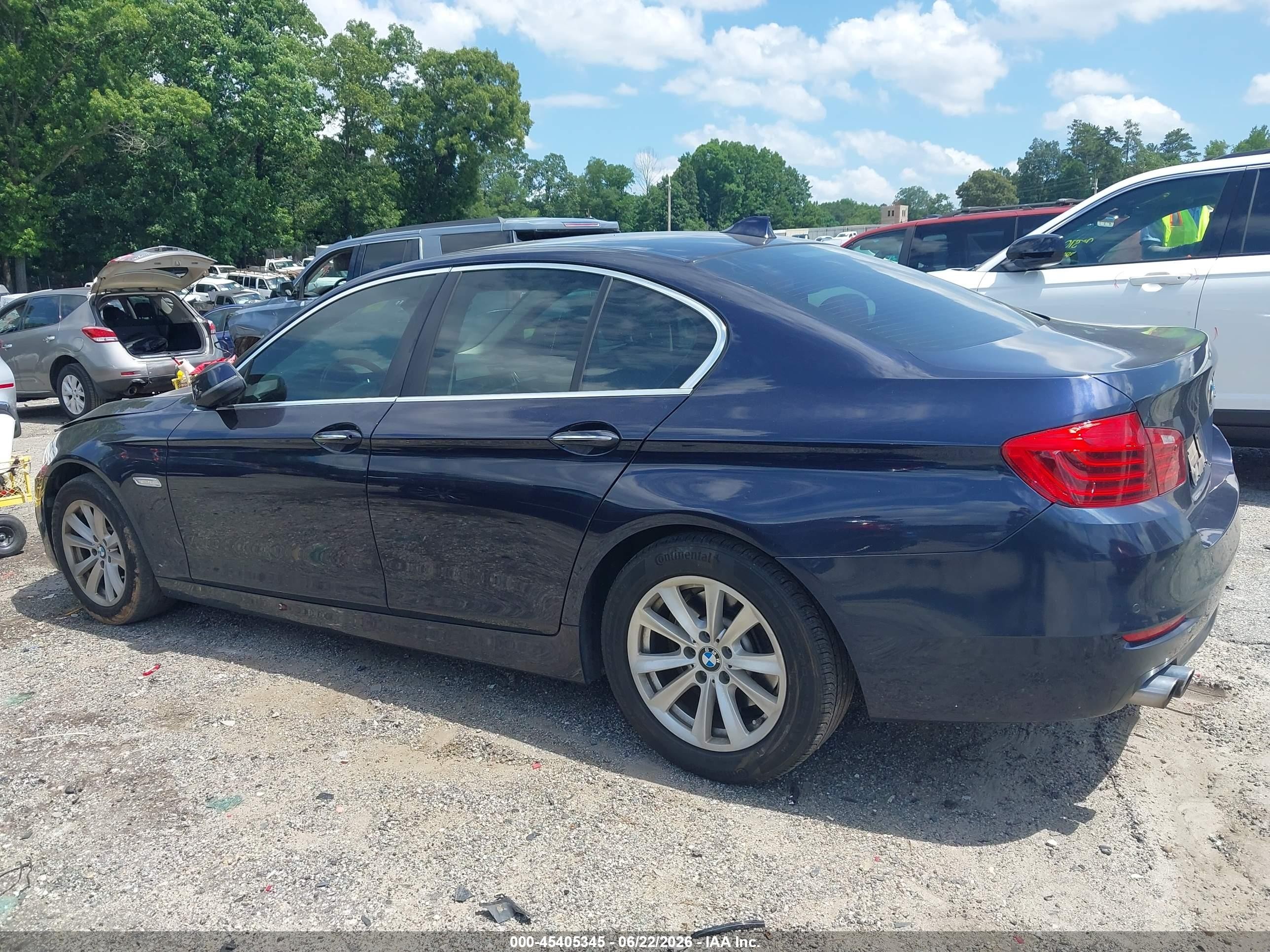 2014 Bmw 528i   Blue vin: WBA5A5C55ED500028