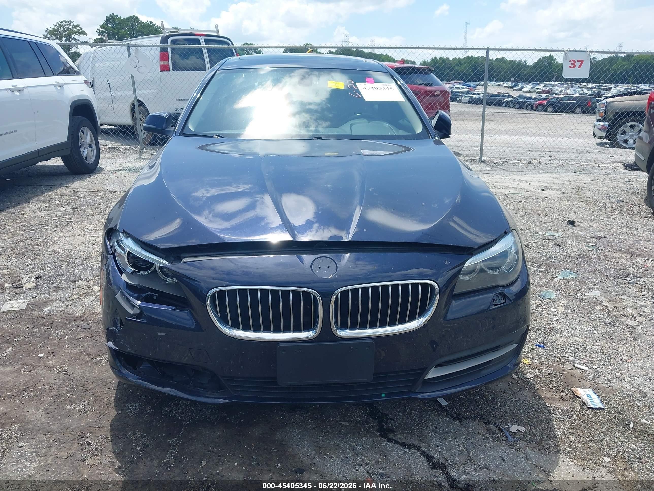 2014 Bmw 528i   Blue vin: WBA5A5C55ED500028