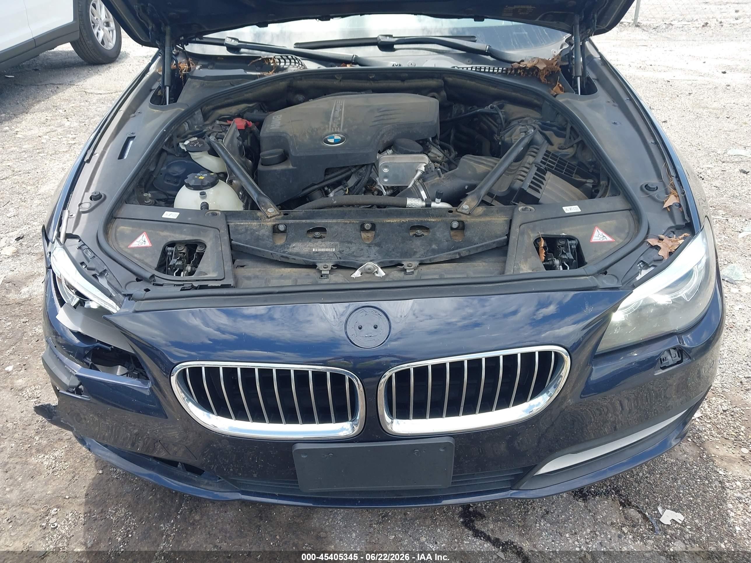 2014 Bmw 528i   Blue vin: WBA5A5C55ED500028