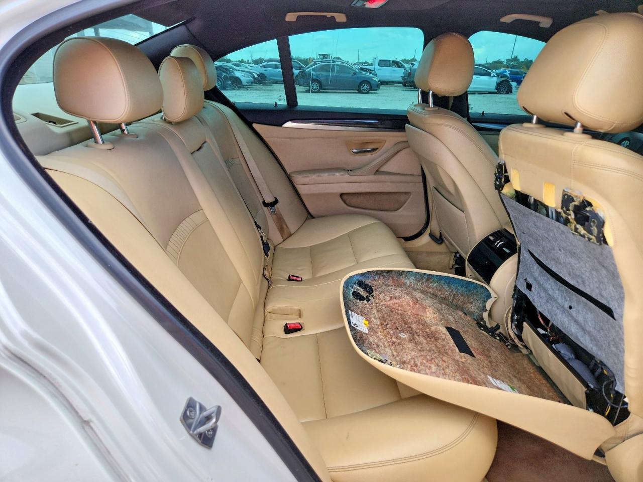 2014 Bmw 528 I White vin: WBA5A5C55ED500756