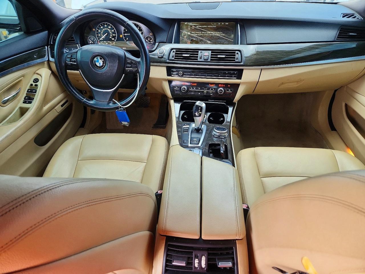 2014 Bmw 528 I White vin: WBA5A5C55ED500756
