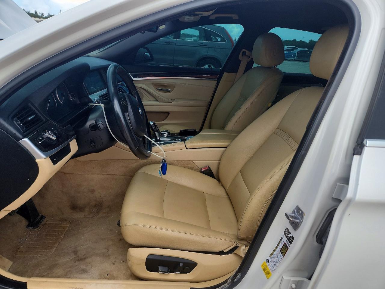 2014 Bmw 528 I White vin: WBA5A5C55ED500756