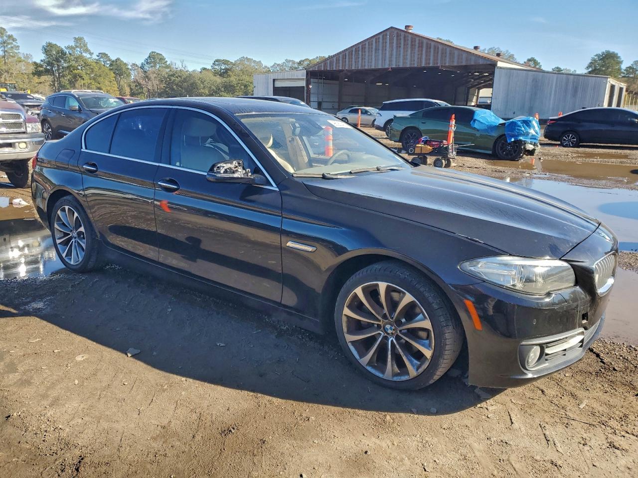 2014 Bmw 528 I Black vin: WBA5A5C55ED503172