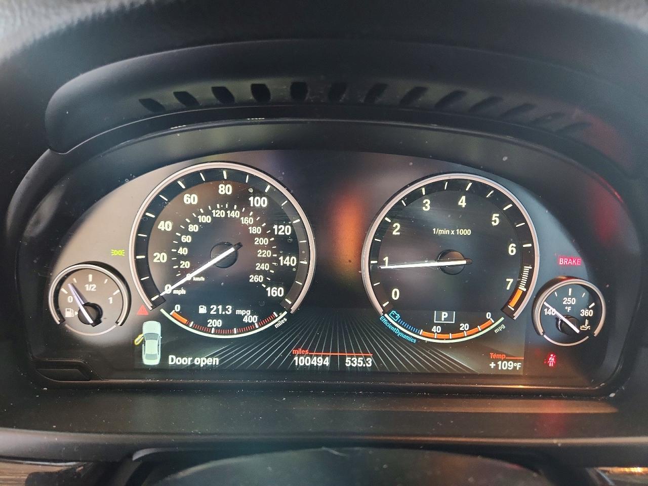 2014 Bmw 528 I Gray vin: WBA5A5C55ED504399