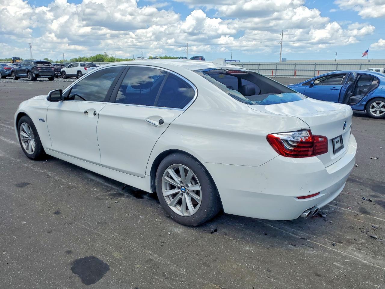2014 Bmw 528 I White vin: WBA5A5C55ED505360