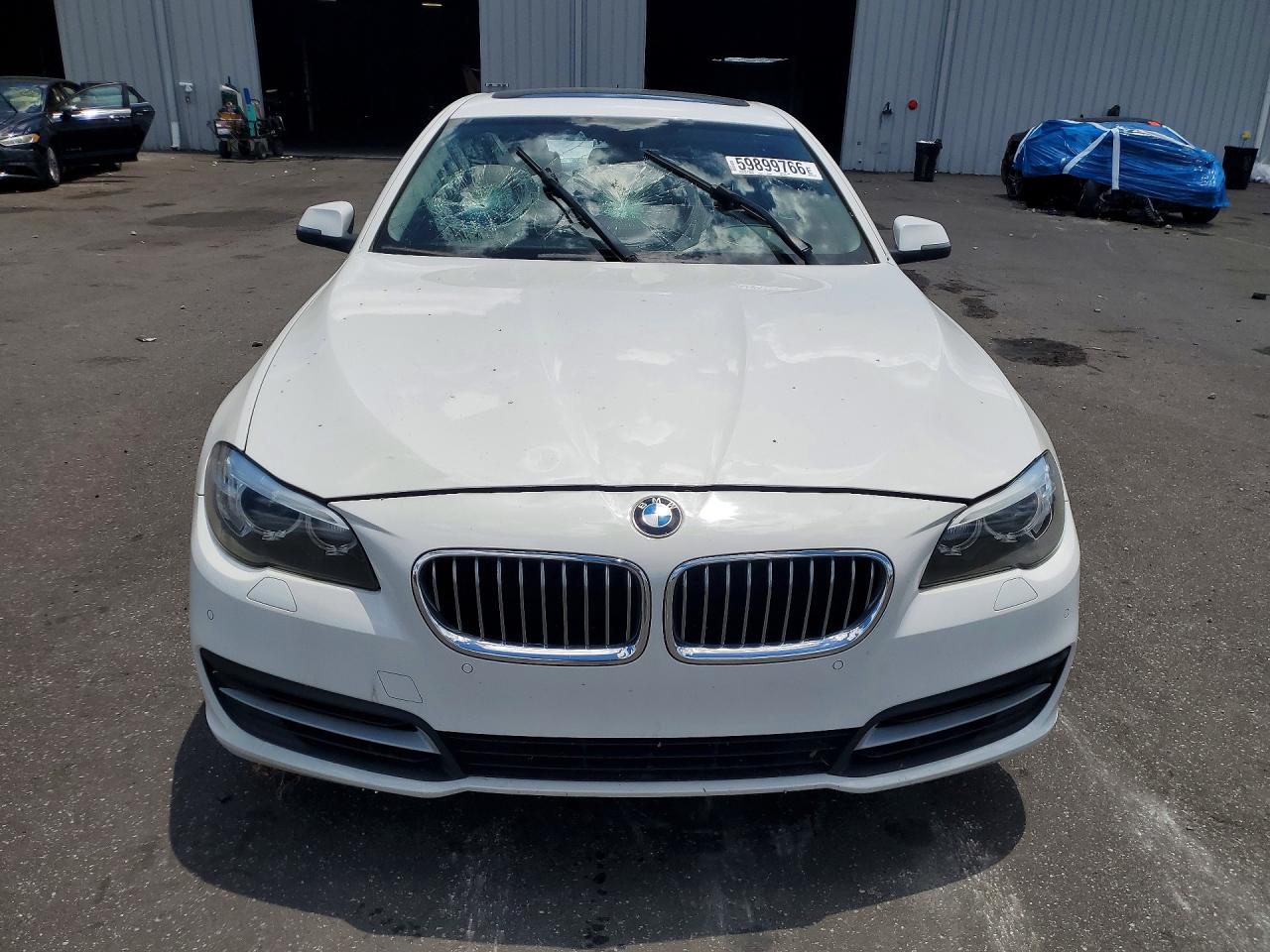 2014 Bmw 528 I White vin: WBA5A5C55ED505360