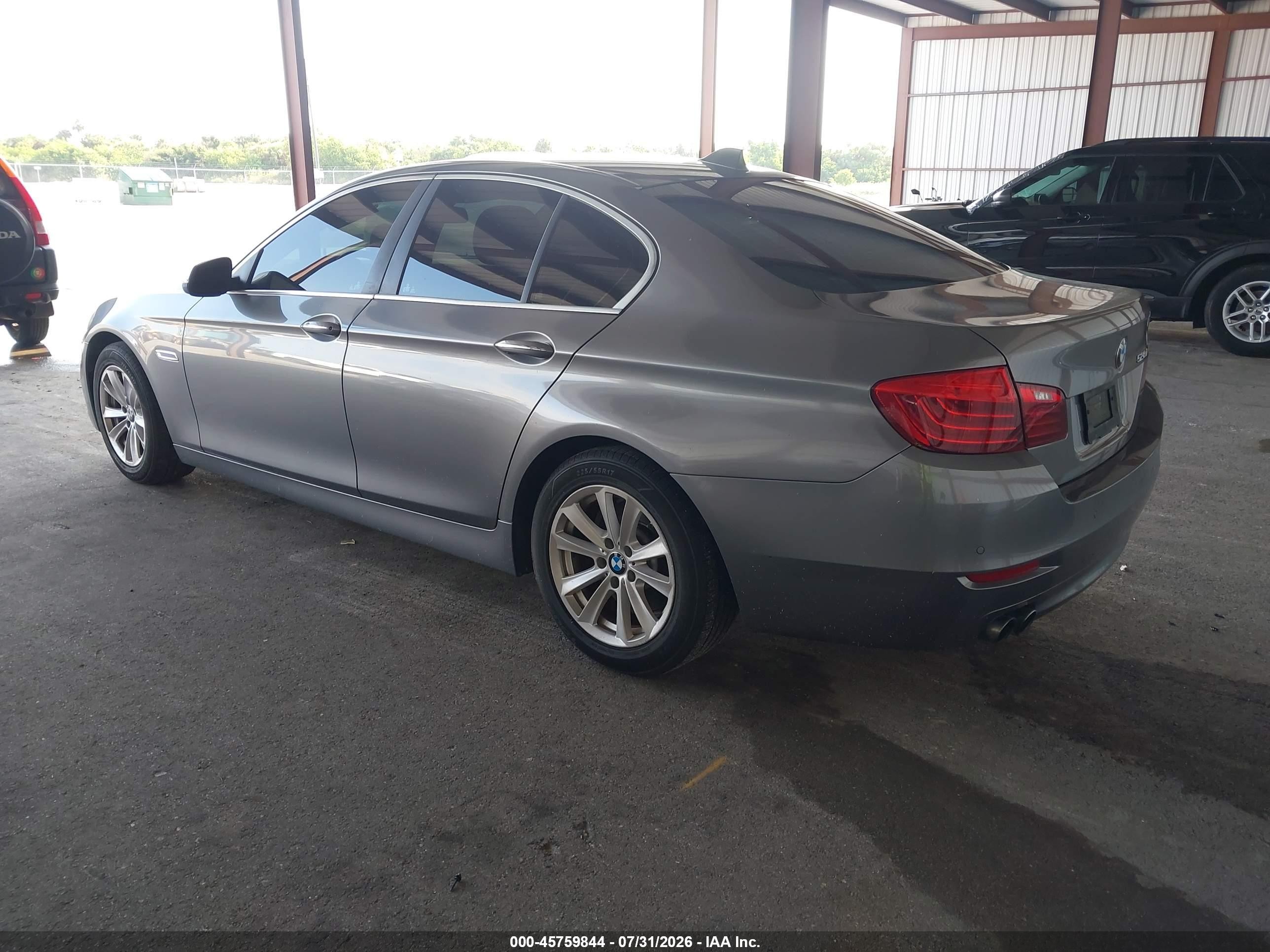 2014 Bmw 528i   Gray vin: WBA5A5C55ED510025