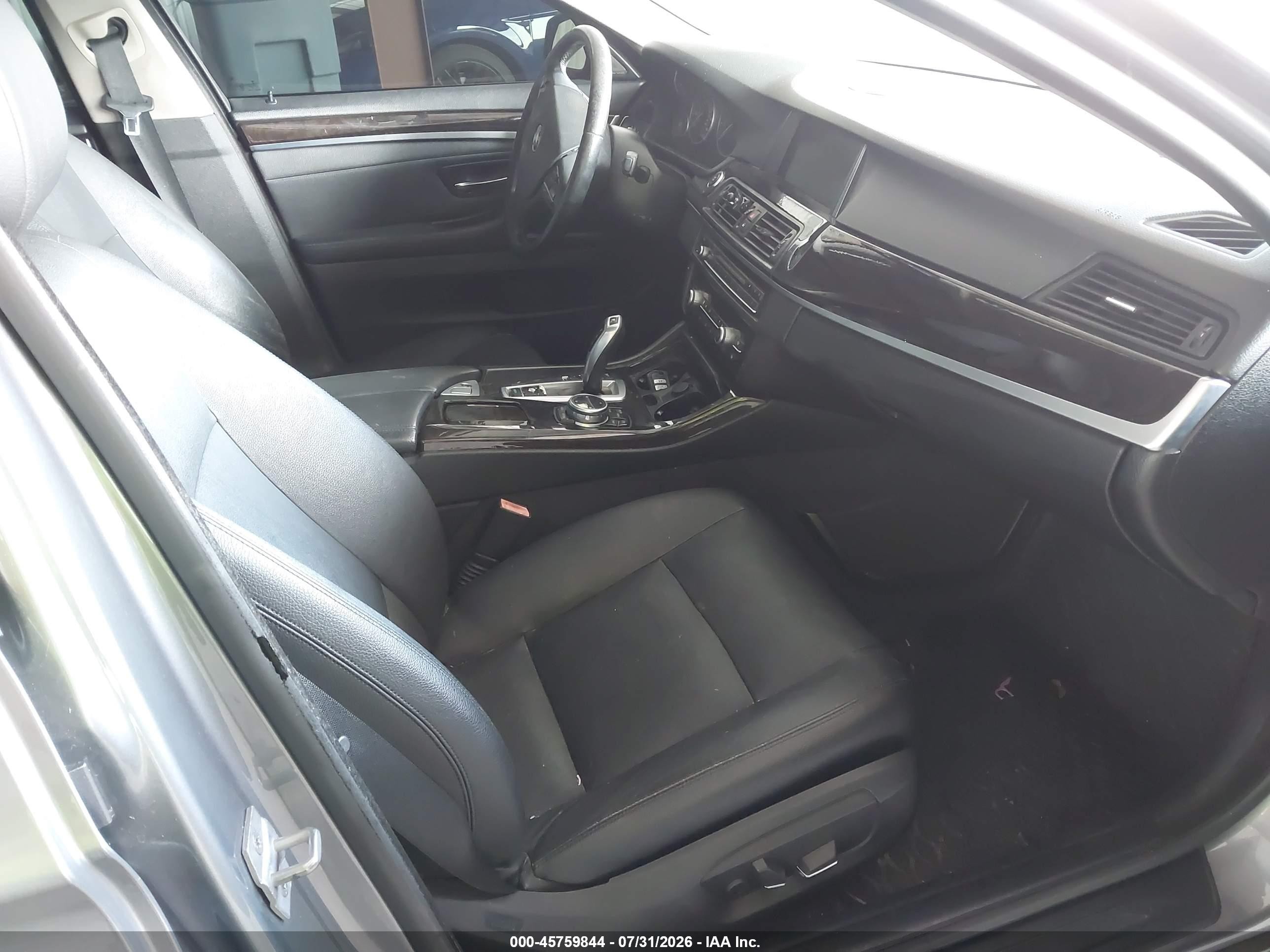 2014 Bmw 528i   Gray vin: WBA5A5C55ED510025