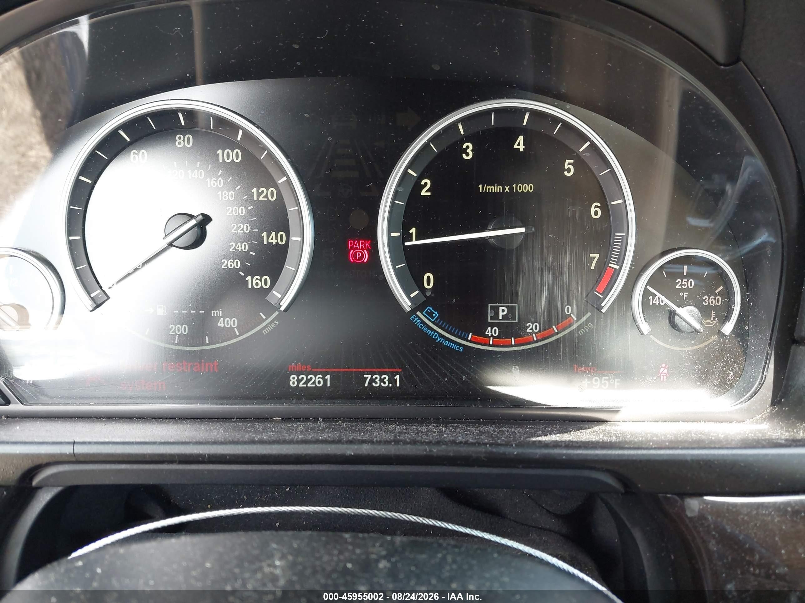 2014 Bmw 528i   Dark Blue vin: WBA5A5C55ED511563
