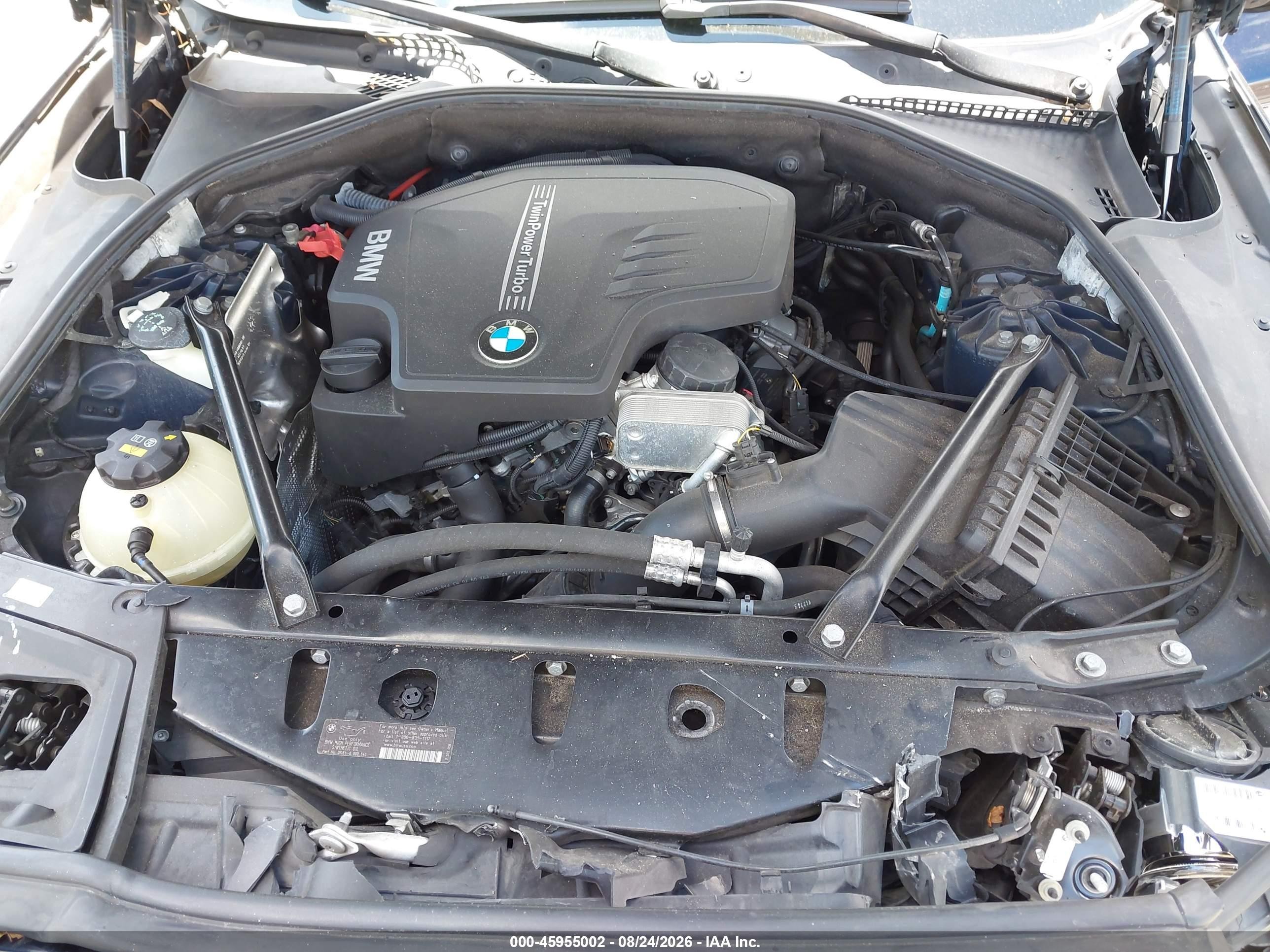 2014 Bmw 528i   Dark Blue vin: WBA5A5C55ED511563
