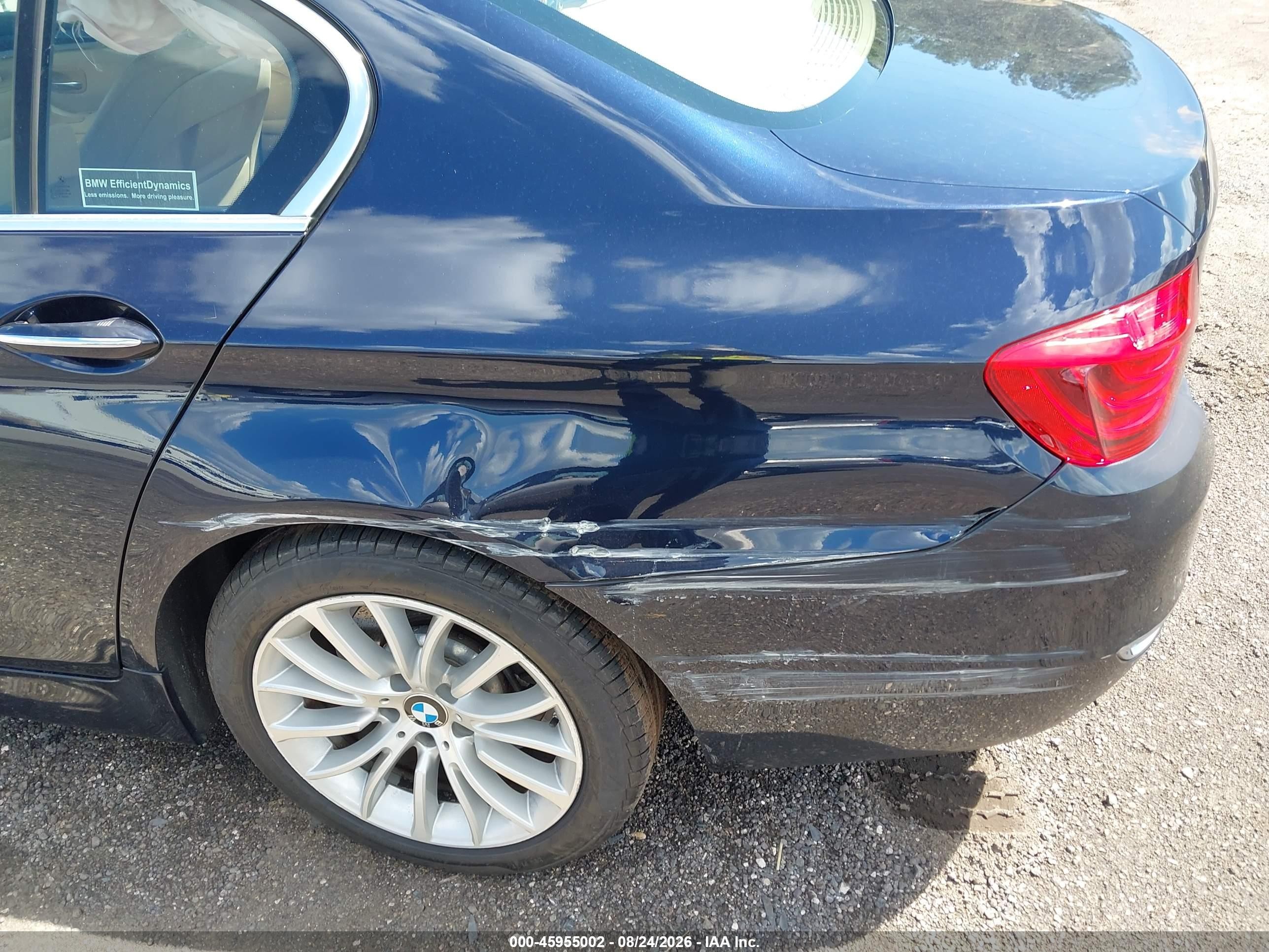2014 Bmw 528i   Dark Blue vin: WBA5A5C55ED511563