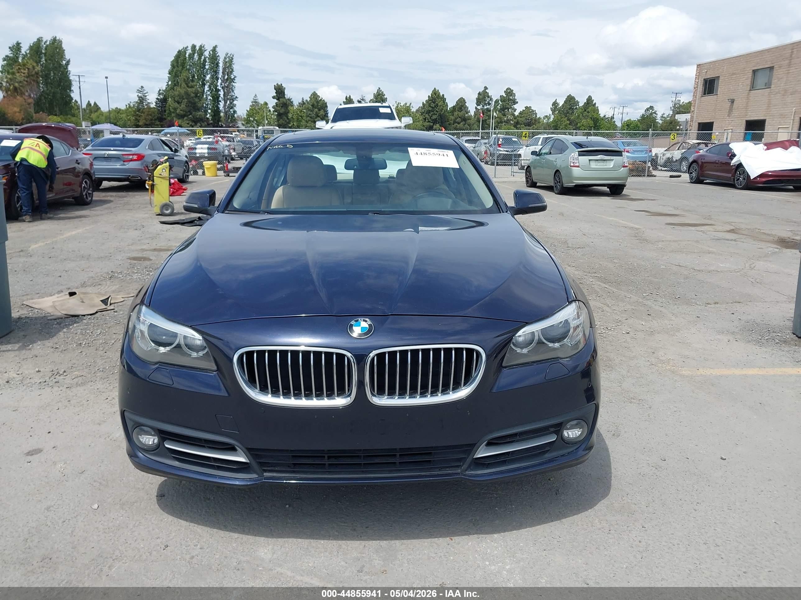 2015 Bmw 528i   Blue vin: WBA5A5C55FD514061