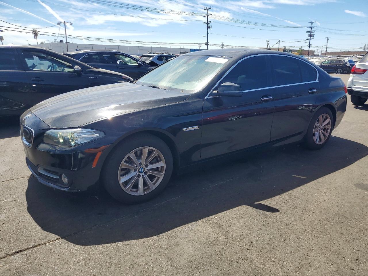 2015 Bmw 528 I Black vin: WBA5A5C55FD514190