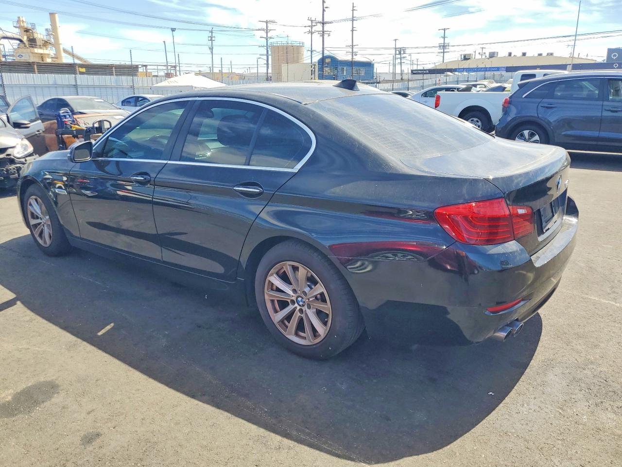 2015 Bmw 528 I Черный vin: WBA5A5C55FD514190
