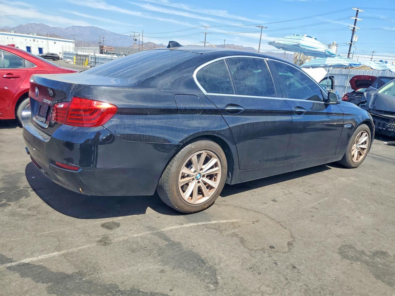 2015 Bmw 528 I Черный vin: WBA5A5C55FD514190