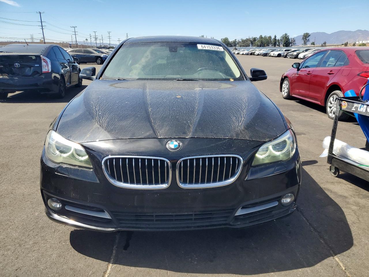 2015 Bmw 528 I Черный vin: WBA5A5C55FD514190