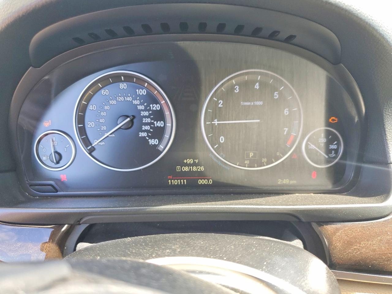 2015 Bmw 528 I Черный vin: WBA5A5C55FD514190