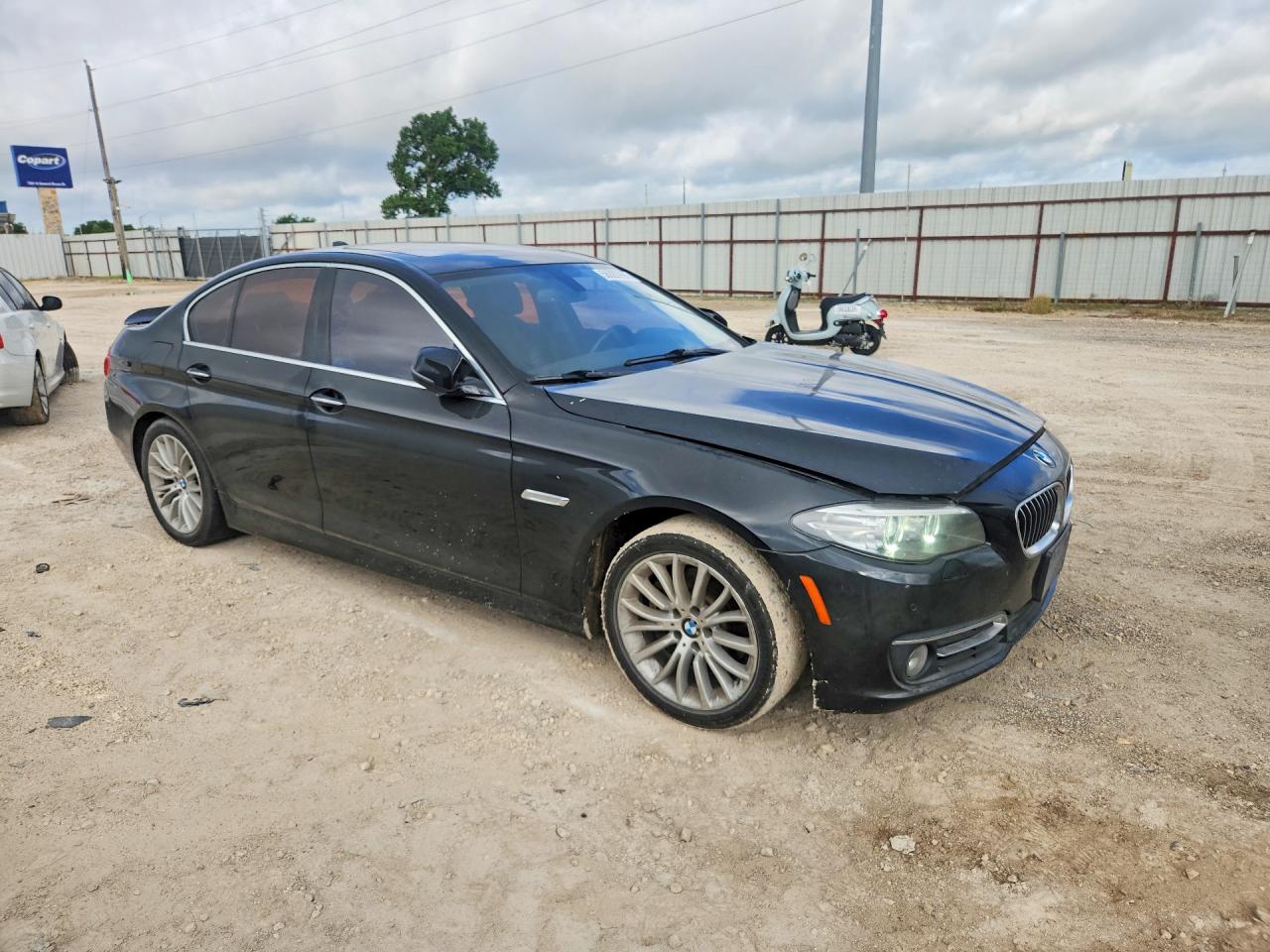 2015 Bmw 528 I Черный vin: WBA5A5C55FD522306