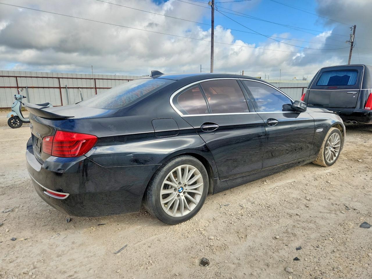 2015 Bmw 528 I Черный vin: WBA5A5C55FD522306
