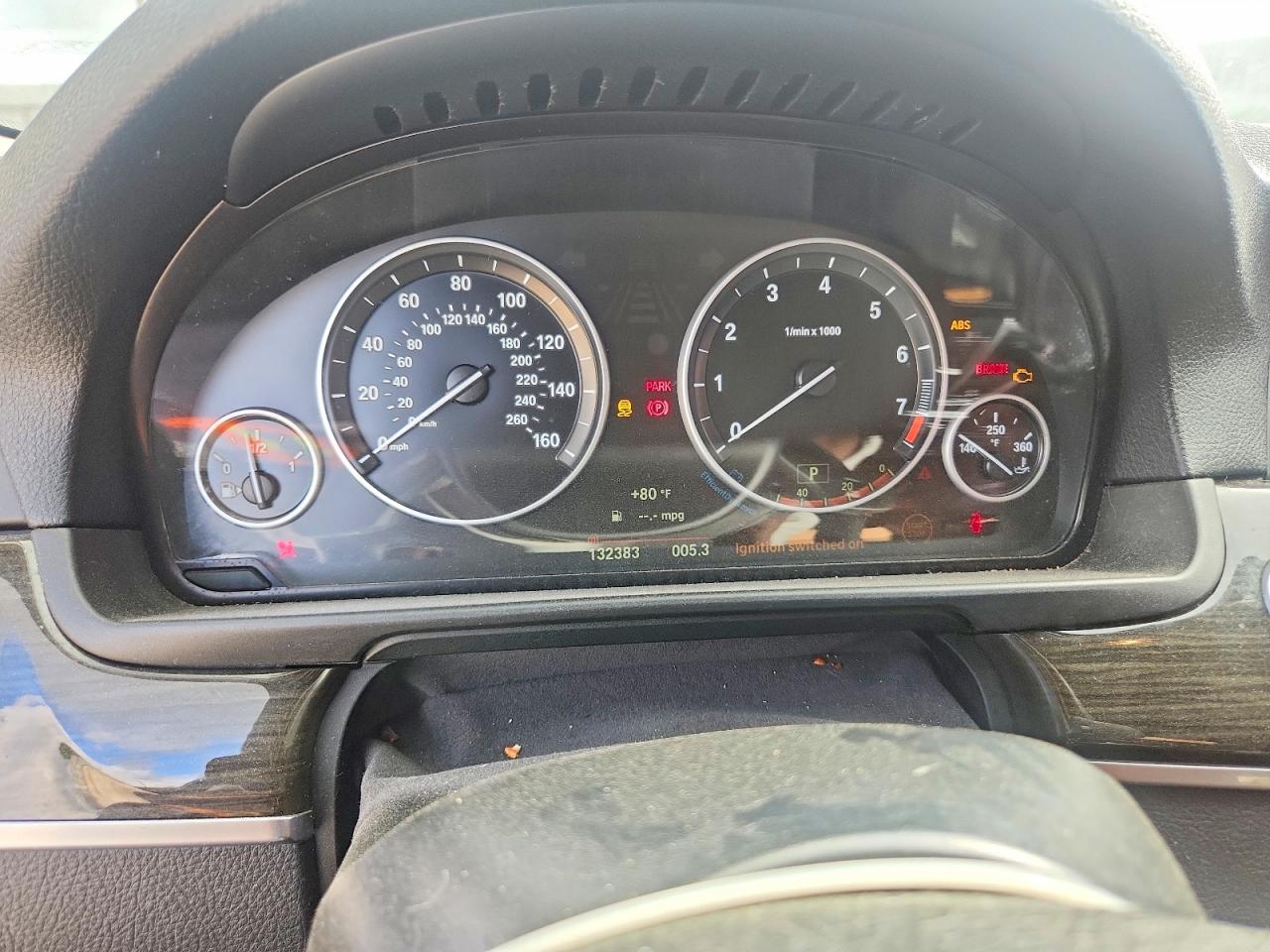 2015 Bmw 528 I Черный vin: WBA5A5C55FD522306