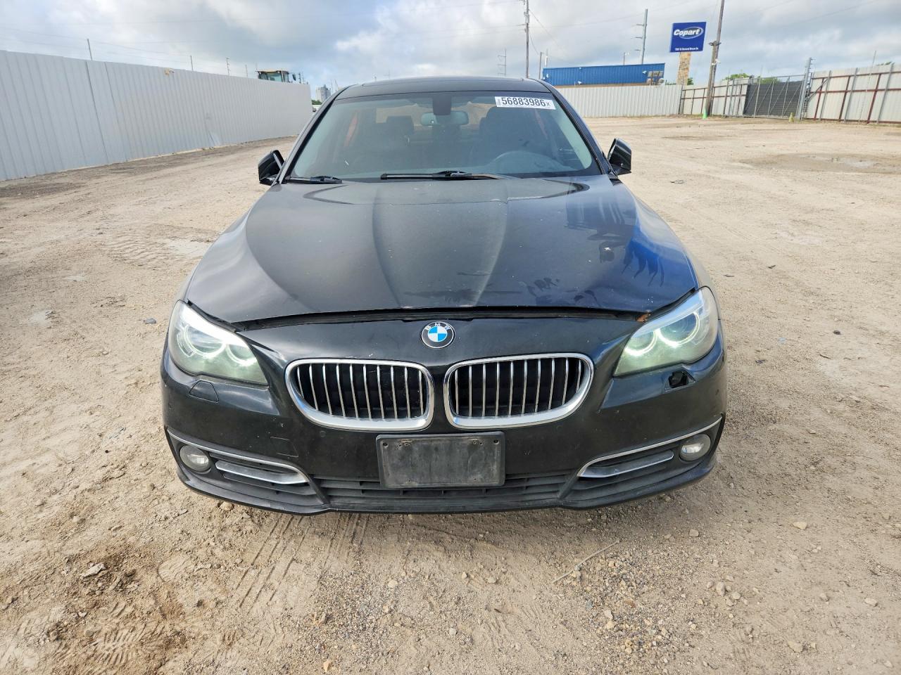 2015 Bmw 528 I Черный vin: WBA5A5C55FD522306