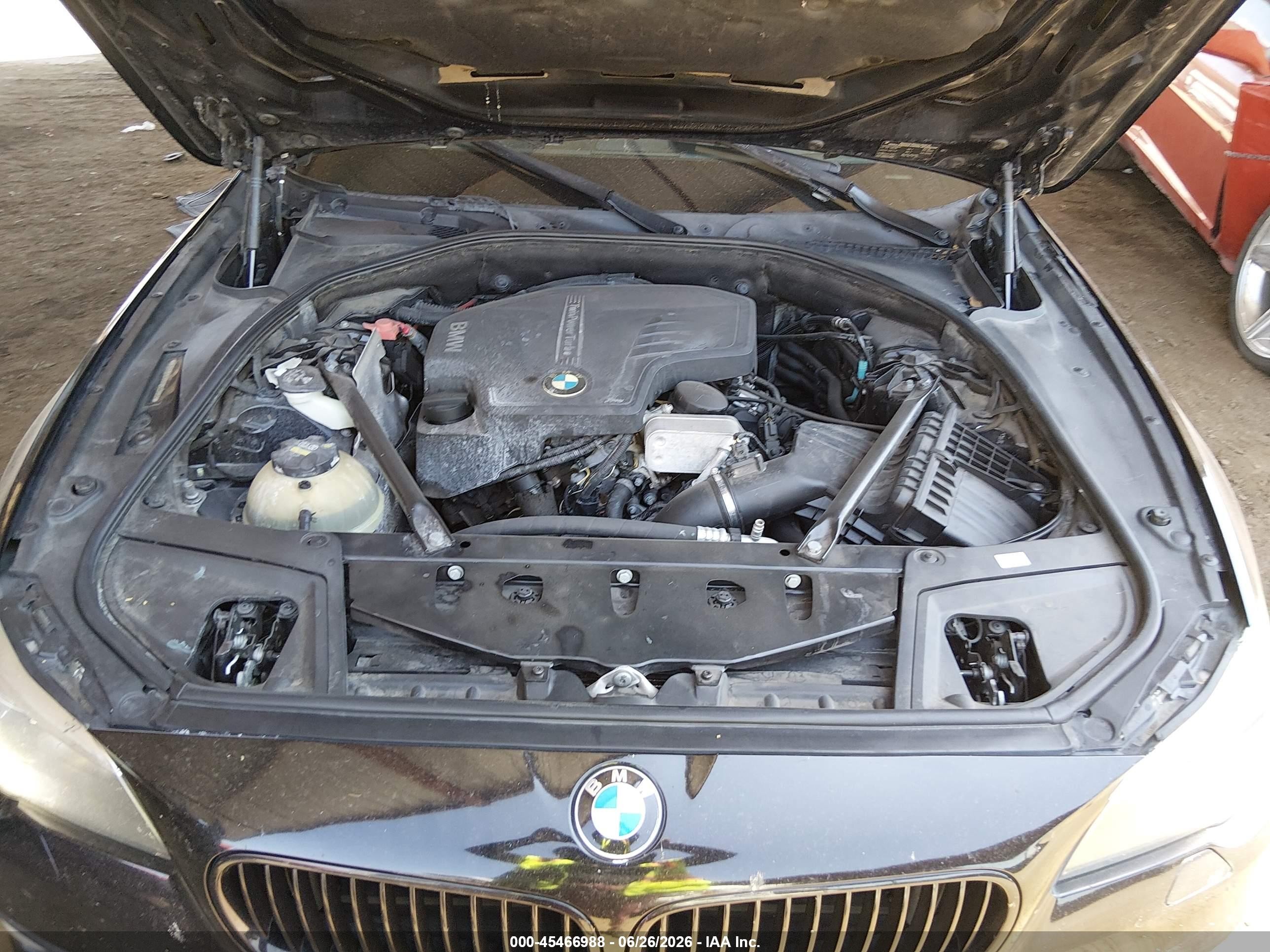 2015 Bmw 528i   Black vin: WBA5A5C55FD522953