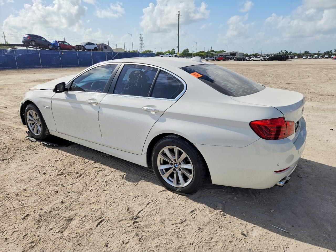 2015 Bmw 528 I White vin: WBA5A5C55FD524489