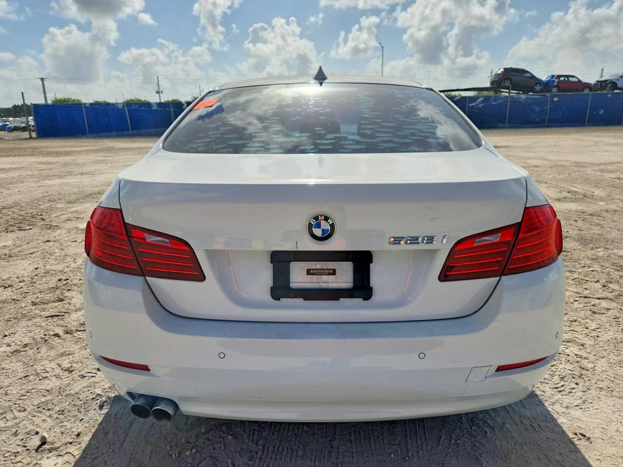 2015 Bmw 528 I White vin: WBA5A5C55FD524489
