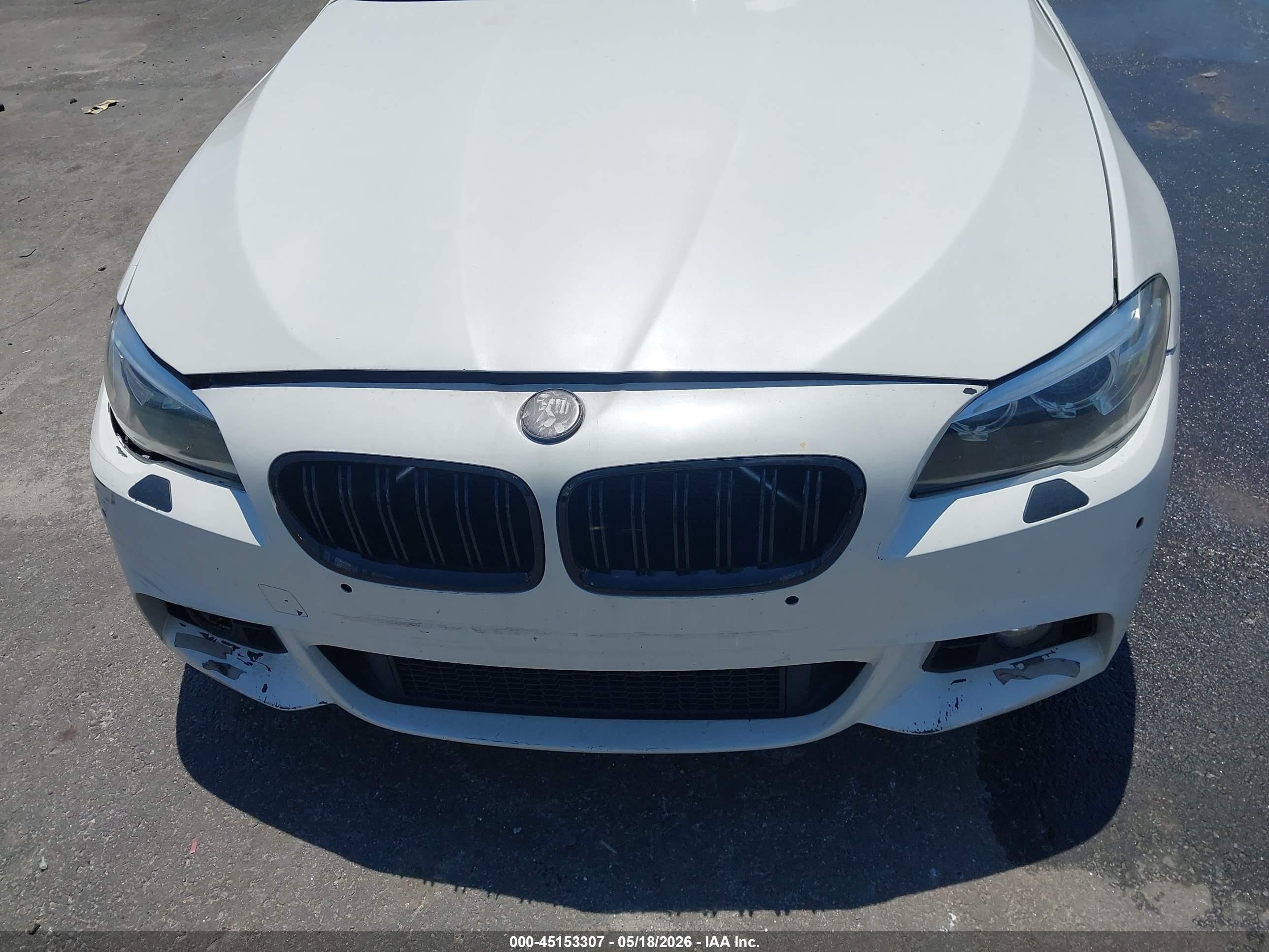 2015 Bmw 528i   White vin: WBA5A5C55FD524492