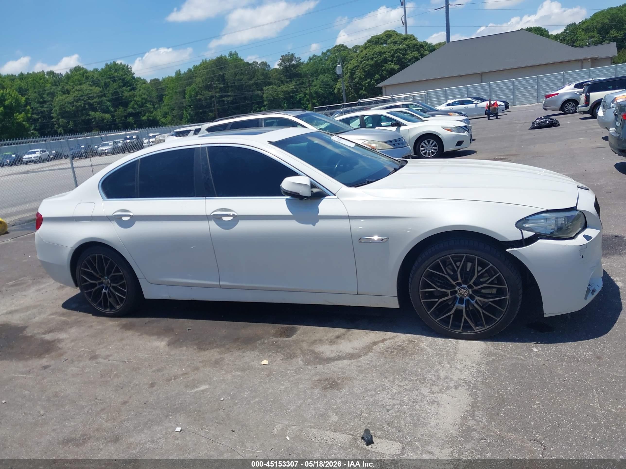2015 Bmw 528i   White vin: WBA5A5C55FD524492