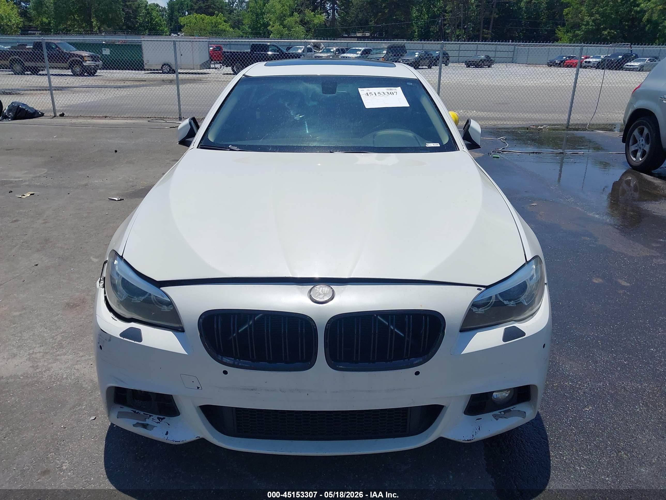2015 Bmw 528i   White vin: WBA5A5C55FD524492
